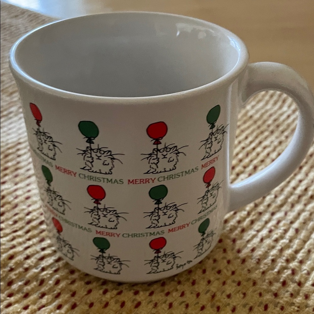 Sandra Boynton Cat Christmas Mug